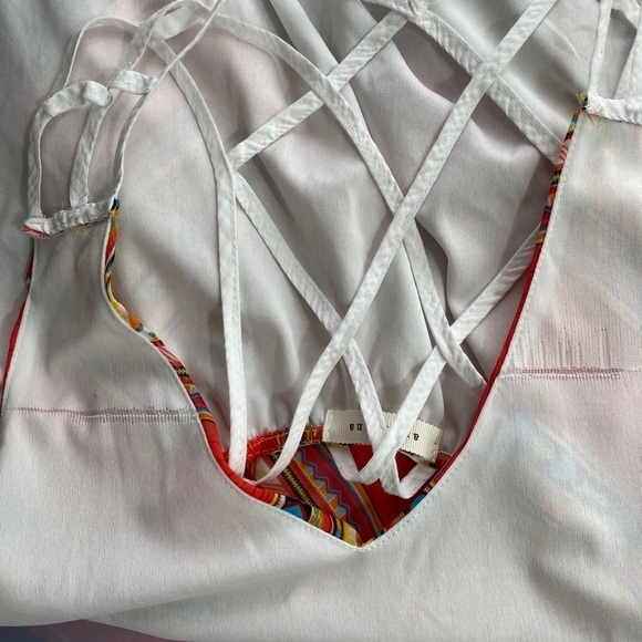 Annianna summer Dress. Sz. L. Multi colors. - Picture 6 of 8